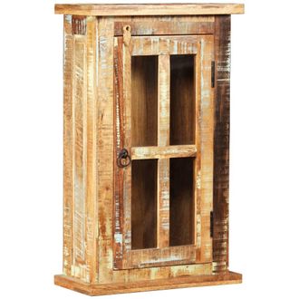 vidaXL Armario De Pared De Madera Maciza Reciclada 44x21x72 Cm Vidaxl