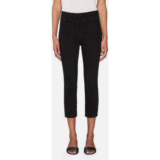 Frame Denim Jetset Weekend Pull-On High Waist Capri Jeans in Sheen Noir at Nordstrom Rack, Size 1 (25-29 Us)
