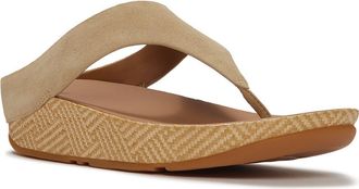 FitFlop Lulu Lux Graphic TP Sandal in Cappuccino at Nordstrom, Size 11