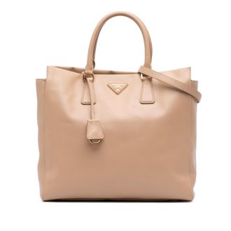 Prada Galleria Tote Saffiano Leer