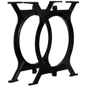 vidaXL Patas De Mesa De Comedor 2 Uds Estructura O Hierro Fundido Vidaxl