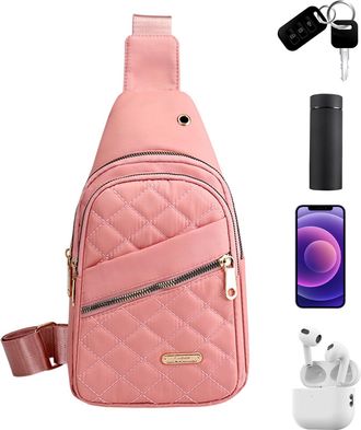 Generic Sling Backpack - Shoulder Chest Bag | Bag For Women | Shoulderr Backpack Casual Sling Pouch | Adjustable Strap, Lightweight Shoulder Front Pack For Ru