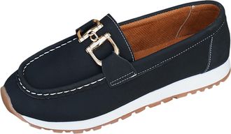 Generic Loafers for Women Casual Suede Loafers Slip On Boat Shoes Lightweight Walking Flats Shoes Comfortable Shoe Comfortable Low Top Orthopedic Shoe Every S