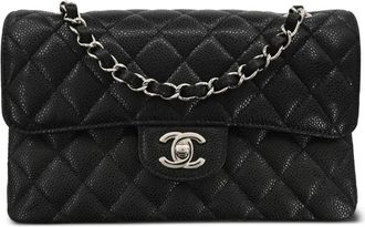 Chanel 2019 quilted leather shoulder bag - women - Caviar Leather - One Size - Black