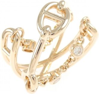 Herm&egrave;s Pink Gold (18K) Band Ring (Pre-Owned)