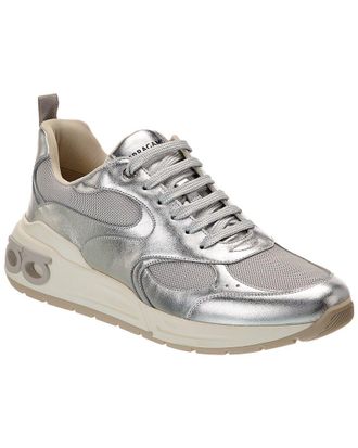 Ferragamo Cosma Lux Mesh & Leather Sneaker