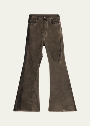 Rick Owens Mens Bolan Bootcut Jeans