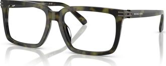 Michael Kors 57mm Square optical glasses in Green at Nordstrom