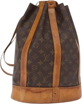 Louis Vuitton Pre-owned Bucket Bags, female, Brown, Size: ONE SIZE Pre-owned Bucket Bag
