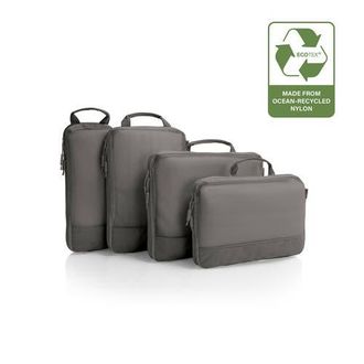 Heys EcoTex Compression Packing Cube 4 Piece Set in Grey Stone at Nordstrom