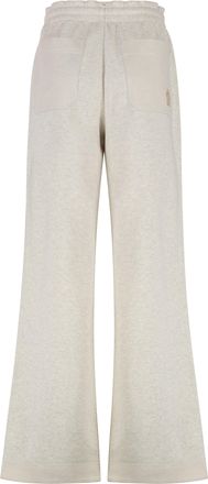 Moncler Womens Gray Cotton Track Pants