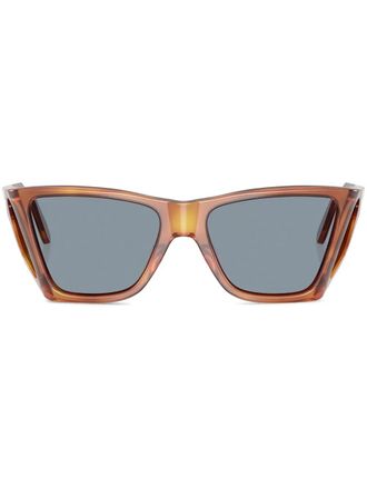 Persol geometric-frame sunglasses - Brown
