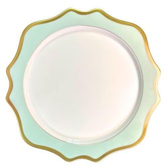 Anna Weatherley Annas Palette Charger Plate in Aqua Green at Nordstrom