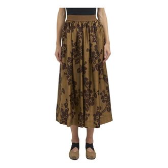 Uma Wang Gillian Skirt - - Skirts - Donna - Marrone - M