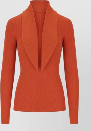 Parosh ribbed wool sweater