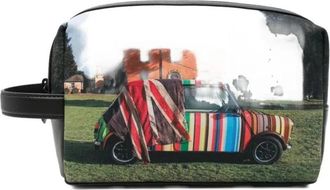 Paul Smith Mini at Langar Hall Washbag - Heren - Toilettassen - Veelkleurig - ONE Size - Leer - Tassen