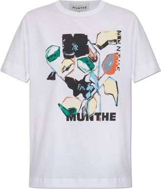 Munthe Mujer, Camisetas, Blanco, Talla: XS