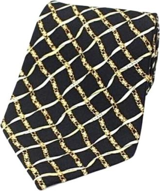 Chanel Pre-owned Cravat - Heren - Vintage Accessoires - Zwart - ONE Size - Vintage
