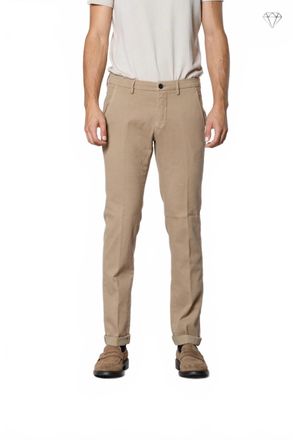 Mason's Mens Chino Pants In Dark Beige