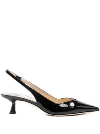 Jimmy Choo London 60mm pointed-toe pumps - Black