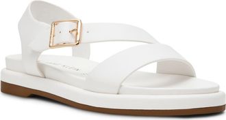 Anne Klein Elzie Sandal in White Pu at Nordstrom Rack, Size 7.5