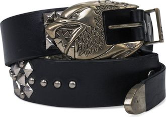 Enfants Riches Deprimes Enfants Riches Deprimes Black Double Eagle Buckle Belt