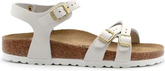 Birkenstock Flat Sandals, female, White, Size: 10 US Kumba Regular Fit
