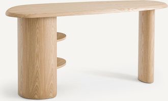 AM.PM Organisch bureau met tafelblad in eikenfineer, Smith