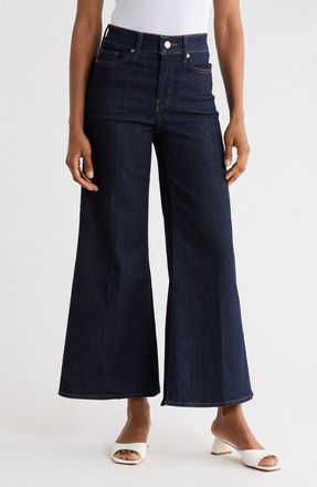 Frame Denim Le Palazzo Crop Wide Leg Jeans in Rinse at Nordstrom Rack, Size 23