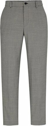 HUGO BOSS Broeken > Chino - Heren - Straight fit broeken - Grijs - M - Broeken