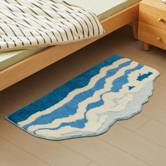 OEM Alfombra Flocada Para Mesita De Noche, Moqueta, Alfombra Para Dormitorio, Revestimiento De Suelo Grueso Y Suave, Decoraci&oacute;n De Interiores