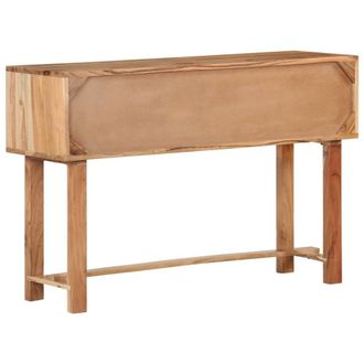 Berkfield Home Sideboard 115x35x75 cm Solid Acacia Wood in Brown | Size: 115 x 35 x 75 cm