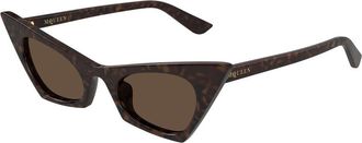 Alexander McQueen Alexander Mcqueen Cat-eye Sunglasses - Brown Havana - One Size
