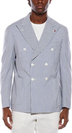 Isaia Silk-Blend Jacket