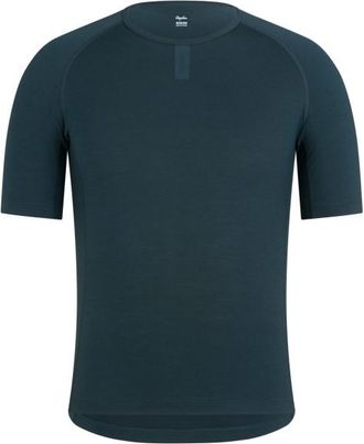 Rapha Merino Base Layer Short Sleeve Merinounterwäsche für Herren | blau