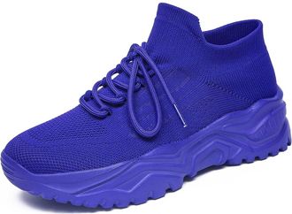 Generic Womens Slip On Trainers Ladies Breathable Sneakers with Memory Foam Platform Classic Casual Dad Shoes Streetwear Sparkly Wide Fit for Spring Summer, H