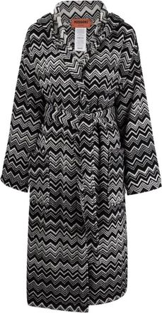 Missoni Bathrobe - Dames - Badjassen - Zwart - S - Nachtkleding