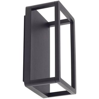 Lucande Lucande L&aacute;mpara De Pared Led Exterior thorvid En Negro Aluminio