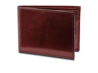 Bosca Old Leather Collection - Executive ID Mens Wallet Bi-fold Mens Wallet Dark Brown Leather