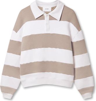 Axel Arigato Shift Gestreept Sweatshirt - Heren - Sweatshirts - Wit - L - Katoen - Hoodies & sweatvesten