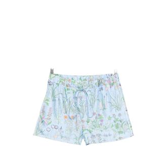 Gucci Floral-print Drawstring Shorts