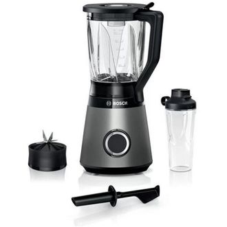 Bosch Mmb6174s Batidora Batidora De Varillas 1200 W Negro, Met&aacute;lico, Transparente