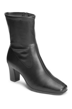 Aerosoles Cinnamon Block Heel Mid Boot in Black at Nordstrom Rack, Size 9.5