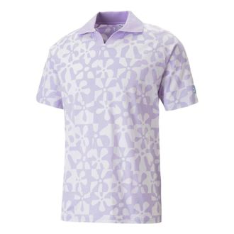 Puma x Spongebob Printed Polo Shirt Purple 620688-25