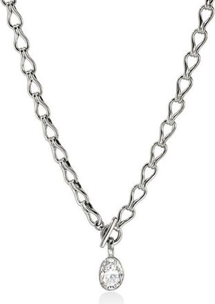 John Hardy JH Lovestruck Surf Link Necklace, Sterling Silver, Lab-Grown Diamond, 2.5TCW at Nordstrom, Size 18 In