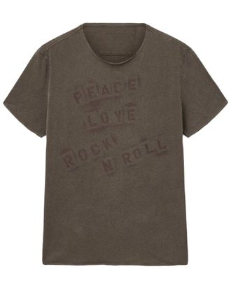 John Varvatos Raw Edge Peace T-Shirt