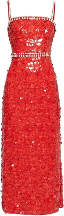 Nissa Abito con strass - Rosso