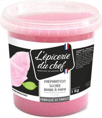 ScrapCooking Preparaci&oacute;n para algod&oacute;n de az&uacute;car 1 kg - Rosa