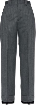 Maison Margiela Trousers With Wool Trim