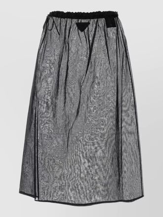 Prada cotton full skirt